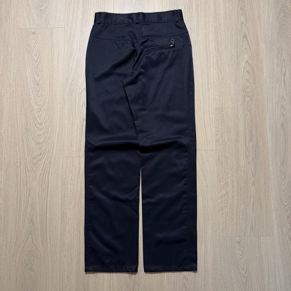 Vintage Banana Republic Nylon Cotton Blend Moto Pants Womens 2 Black Y2K Grunge - Picture 2 of 12